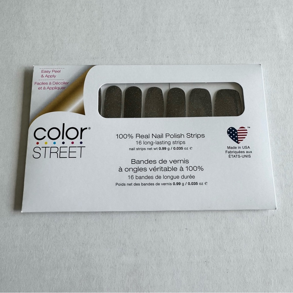 *Retired* Color Street: Hypnotic Hematite | Deep Silver Metallic Gray Winter - Picture 3 of 11